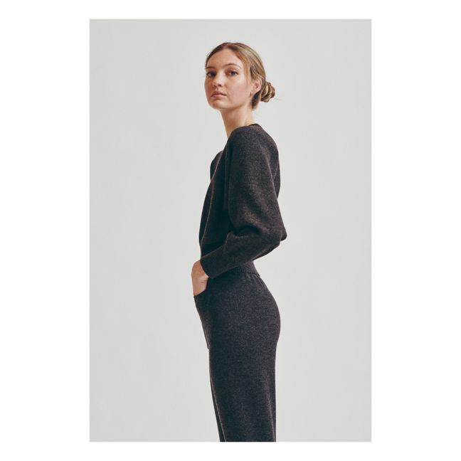 Mina Stirrup Jogger in Merino Knit - Women's Collection | Carbon