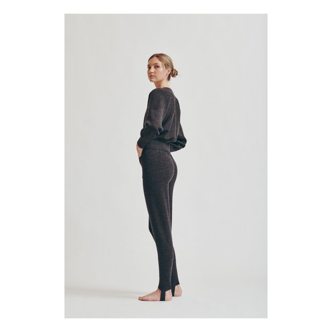Pull Mérinos Piper - Collection Femme  | Charbon