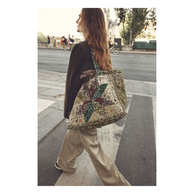 Maxi Cabas Patchwork | Beige