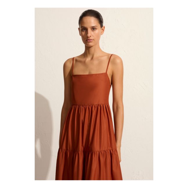 Abito Tiered Low Back | Terracotta