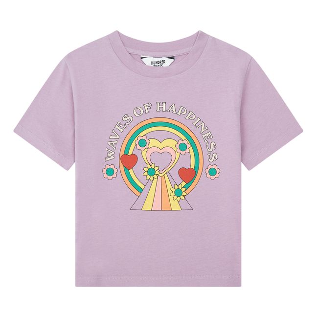 T-shirt Manches Courtes Coton Bio | Violet
