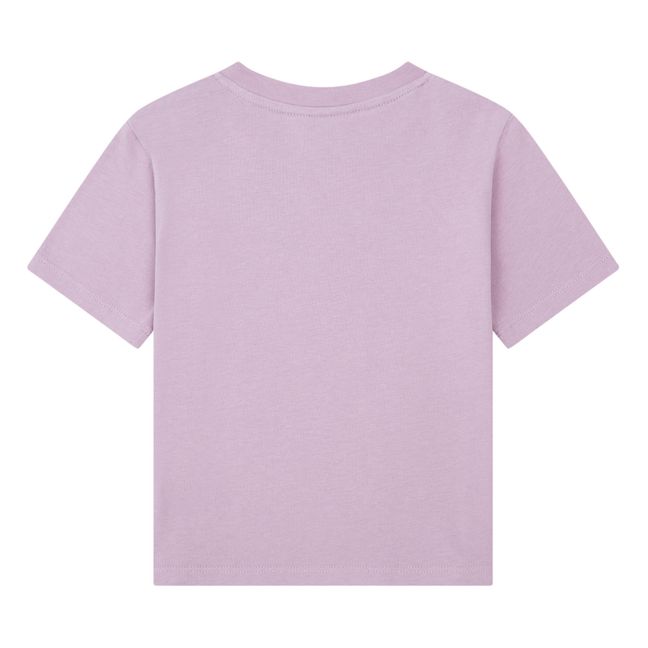 T-shirt maniche corte in cotone organico | Viola