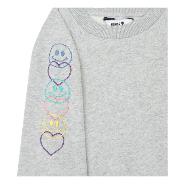 Organic Cotton Sweatshirt | Heather grey
