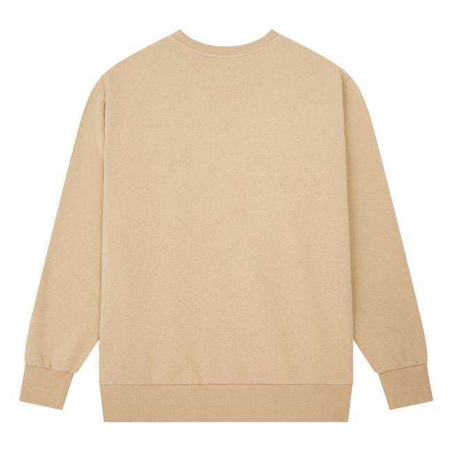 Organic Cotton Collar Sweatshirt | Marron glac