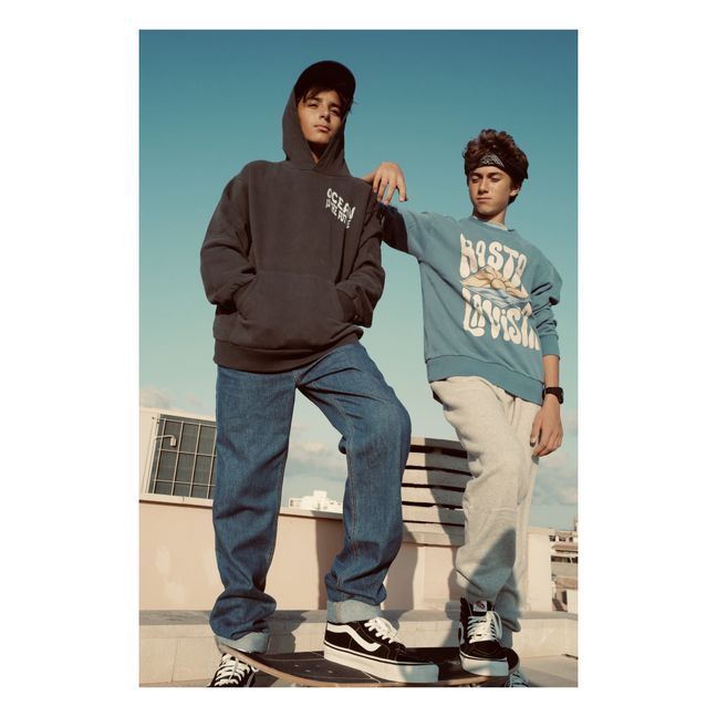 Sudadera de algodón orgánico | Negro