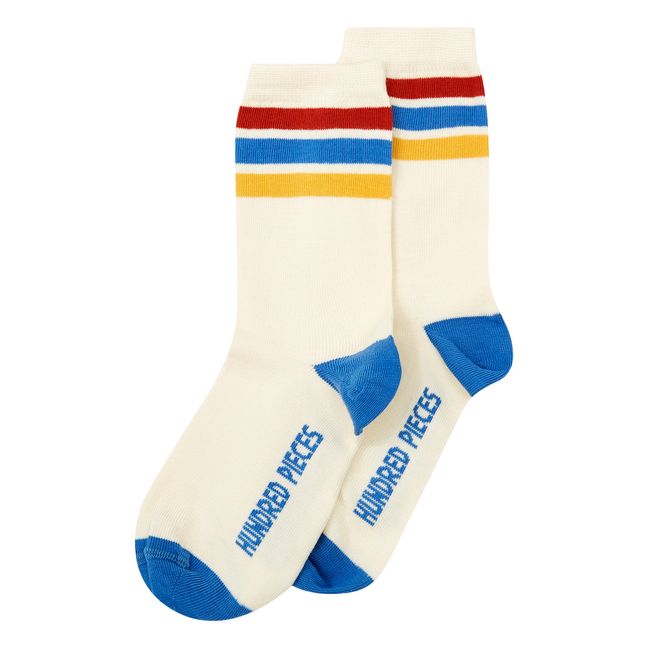 Calcetines Classic Stripes | Blanco Roto