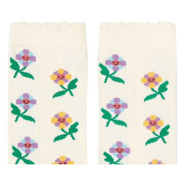 Socken Perwinkle | Grauweiß
