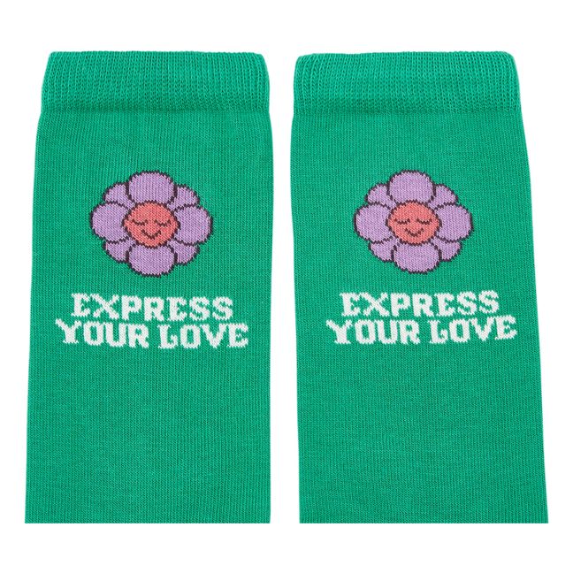 Chaussettes Express Your Love | Vert