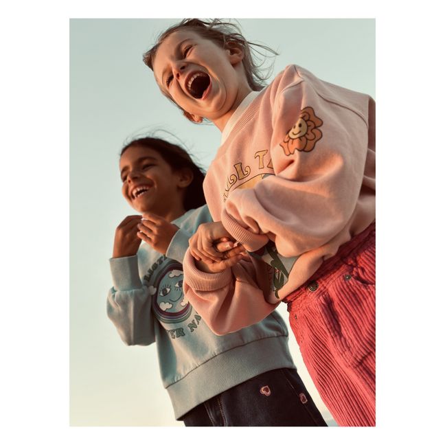 Gonna corta in velluto di cotone biologico | Fuscia