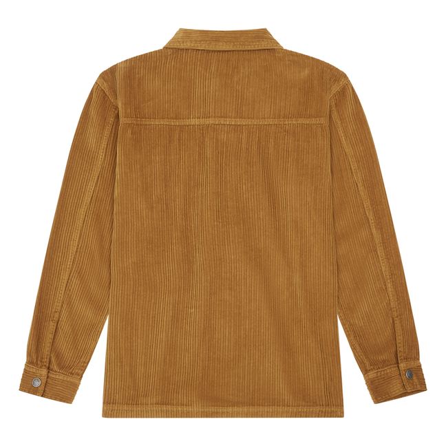 Velvet Organic Cotton Shirt | Brown