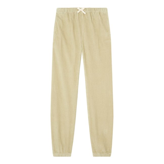 Velvet Organic Cotton Jogging Trousers | Cream