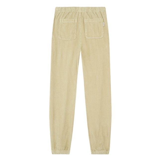 Velvet Organic Cotton Jogging Trousers | Cream