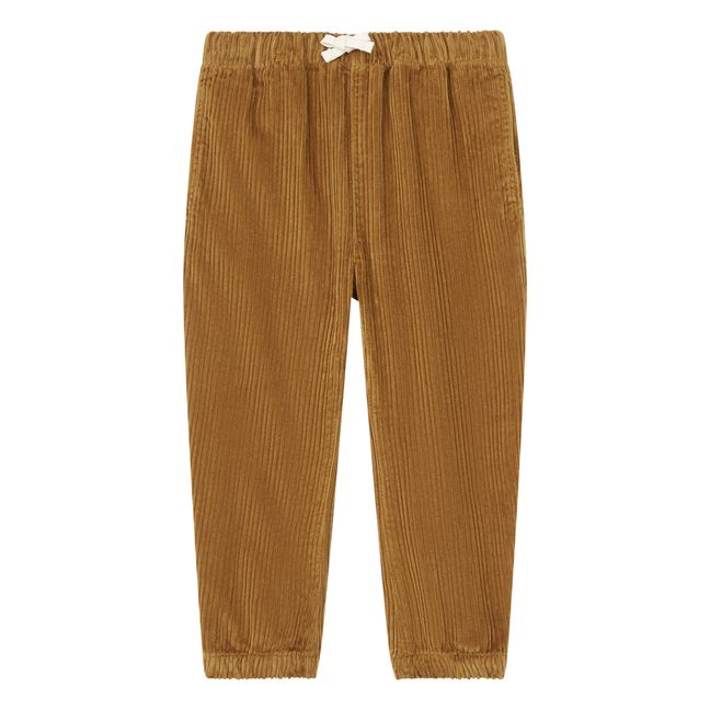 Velvet Organic Cotton Jogging Trousers | Brown