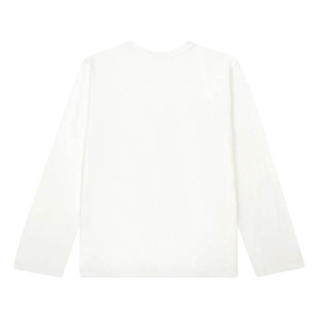 Organic Cotton Long-sleeved T-shirt | Off white