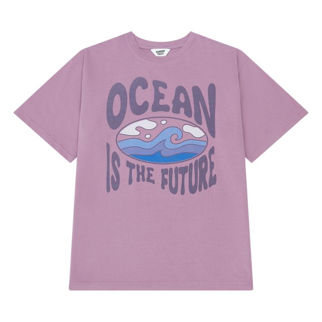 Organic Cotton Short Sleeve T-shirt | Purple