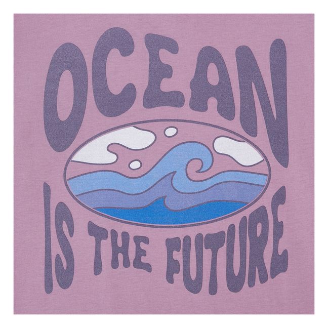 T-shirt Manches Courtes Coton Bio | Violet