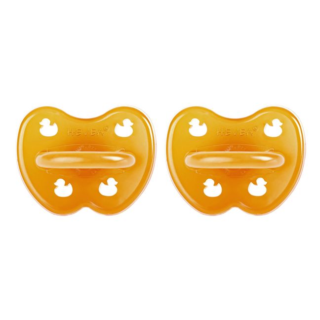 Symmetrical teats in natural rubber - Set of 2