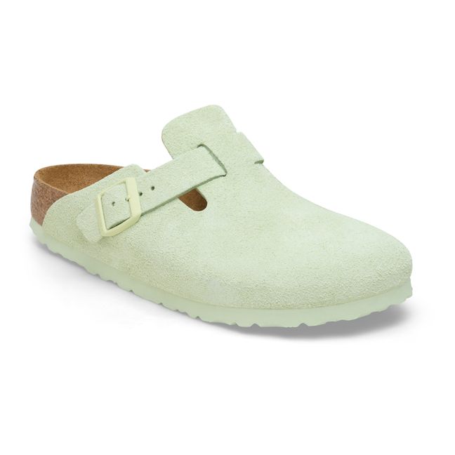 Boston Clogs Schmale Schuhe | Blasses Grün