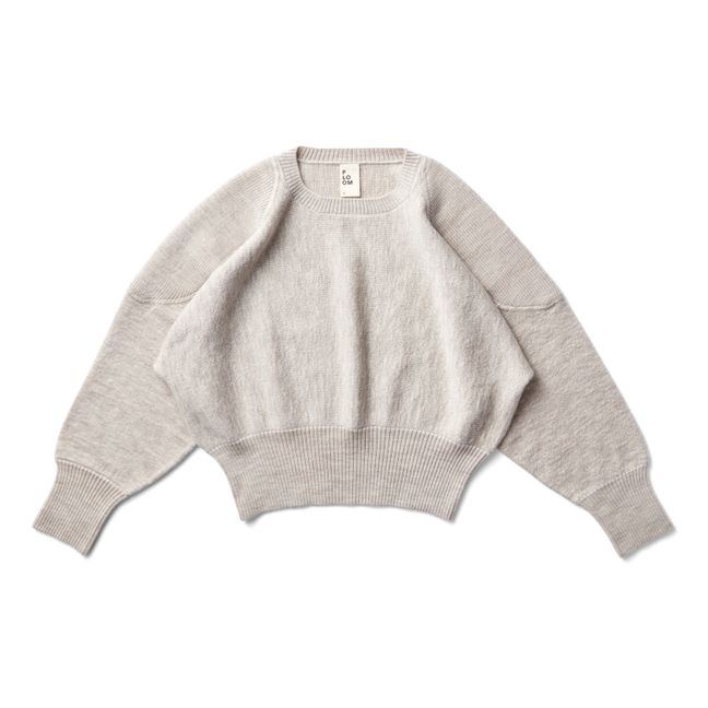 Pull Mérinos Piper - Collection Femme  | Ecru