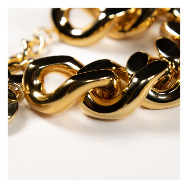 Bracelet Flat Chain | Doré- Image produit n°1