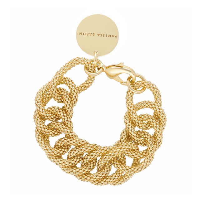 Women's Spring Fashion Louis Vuitton Essential V Big V Motif Pendant Yellow  Gold Plated Jewellery Set