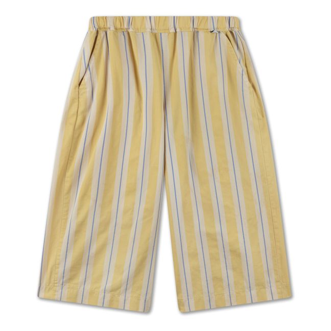 Boxy Organic Cotton Shorts | Yellow