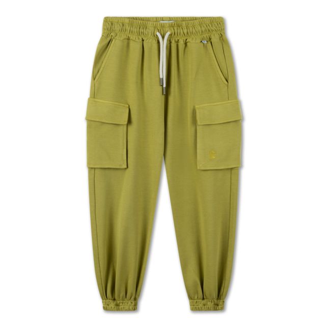 Pantalon Coton Bio Cargo | Jaune moutarde