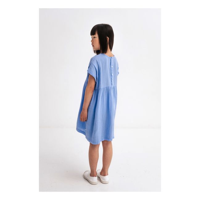 Kleid Bio-Baumwollgaze | Lavendel