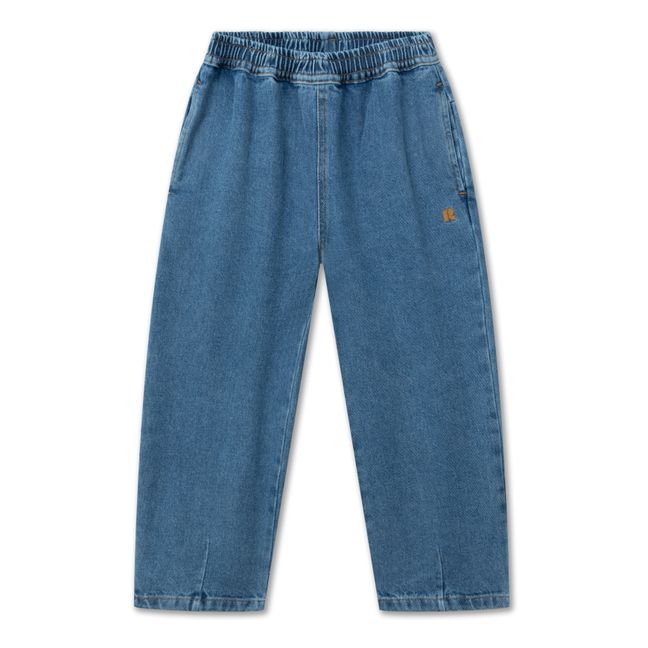 90'S recycled cotton jeans | Blue