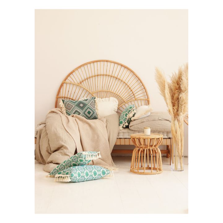 Boho cushion | Green- Product image n°1