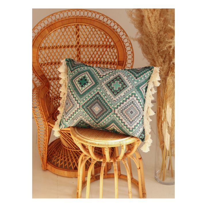 Boho cushion | Green- Product image n°2