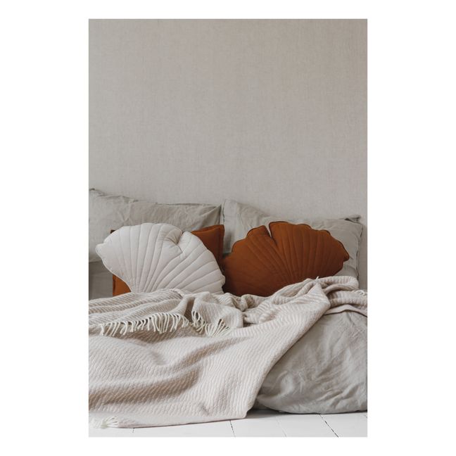 Coussin Ginkgo en lin | Caramello