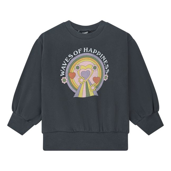 Sweat Col Rond Coton Bio | Noir