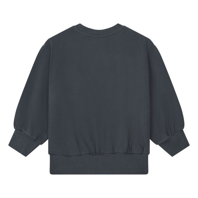 Organic Cotton Crewneck Sweatshirt | Nero