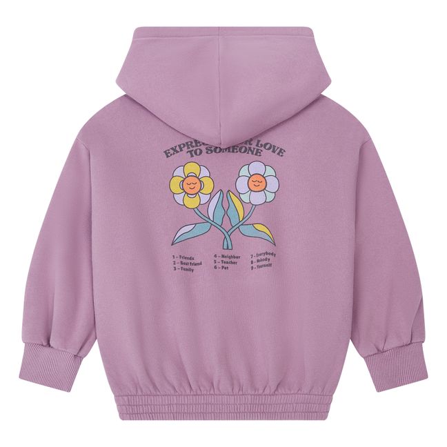 Hoodie Coton Bio | Violet