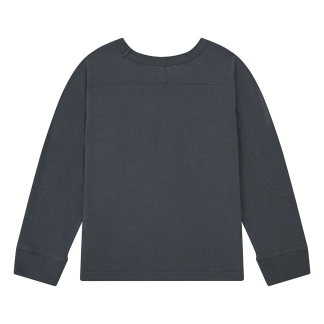 Organic Cotton Long-sleeved T-shirt | Black