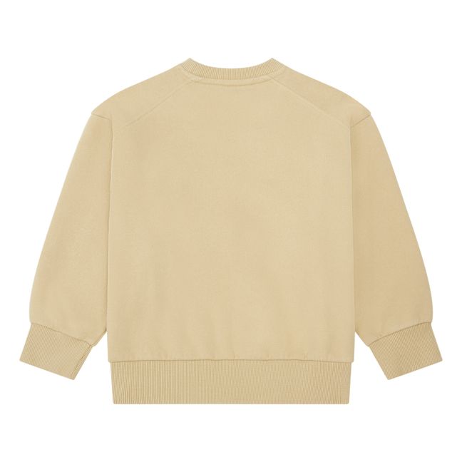 Organic Cotton Crewneck Sweatshirt | Nocciola