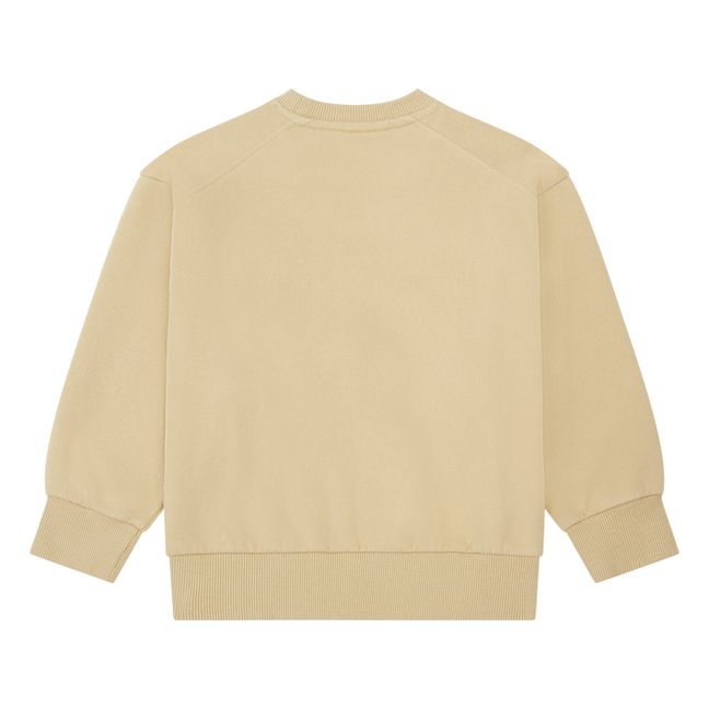 Sweat Col Rond Coton Bio | Noisette