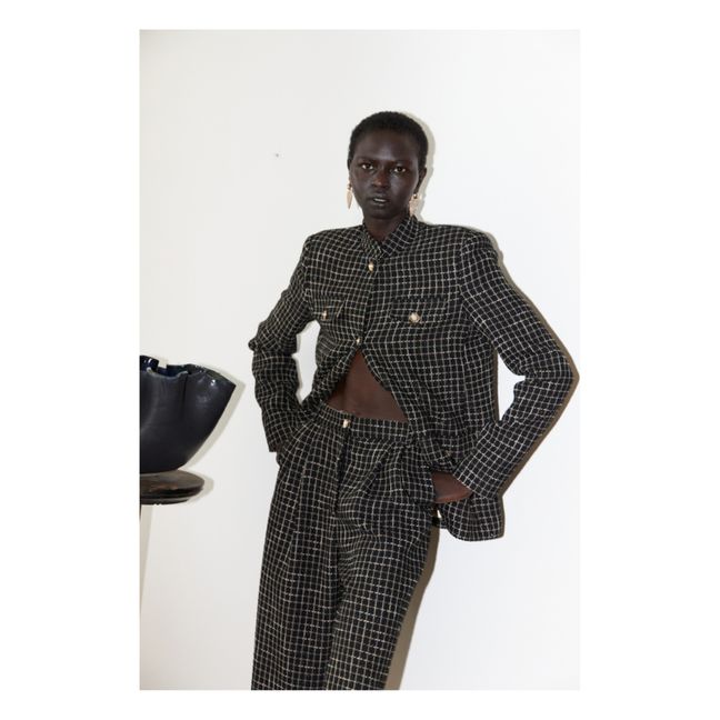 Veste Cameron Carreaux | Noir