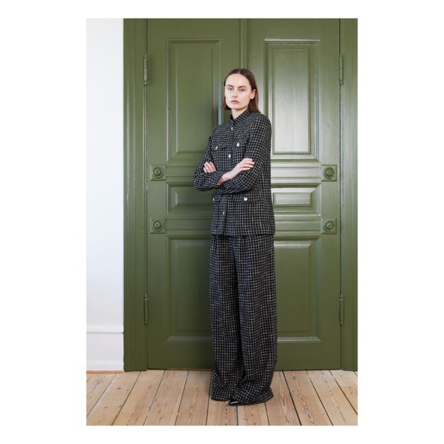 Veste Cameron Carreaux | Noir