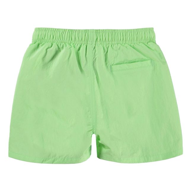 Niko Solid Recycled Nylon Swim Shorts | Green