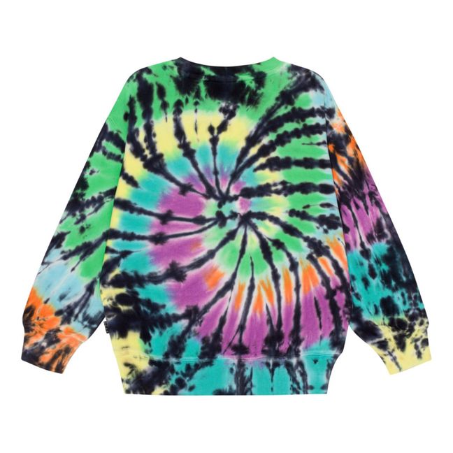Sweatshirt Memphis Dye Bio-Baumwolle | Schwarz
