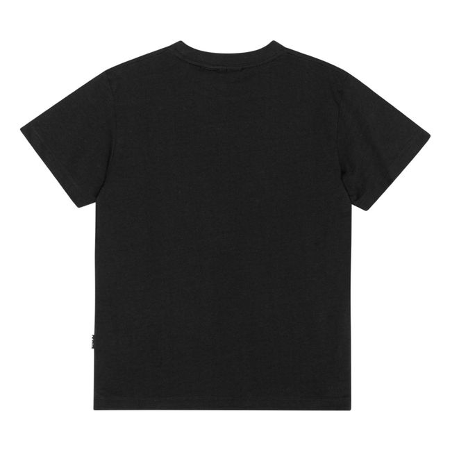 T-Shirt Roxo Coton Bio | Noir