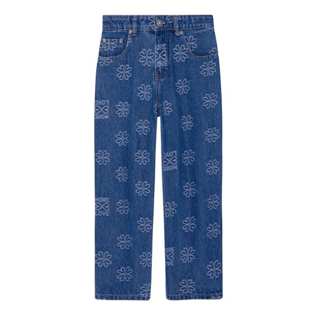 Pajamas - Blue Print Squirrel 100% Organic cotton Baby – Bonton Paris