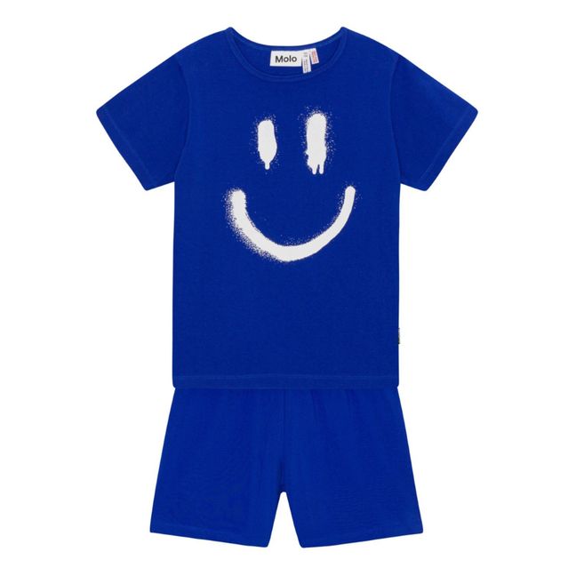 Luvis Pyjama-Set aus Bio-Baumwolle | Blau