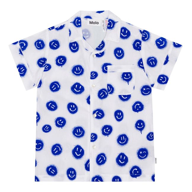 Conjunto de pijama de algodón ecológico Lexi | Azul