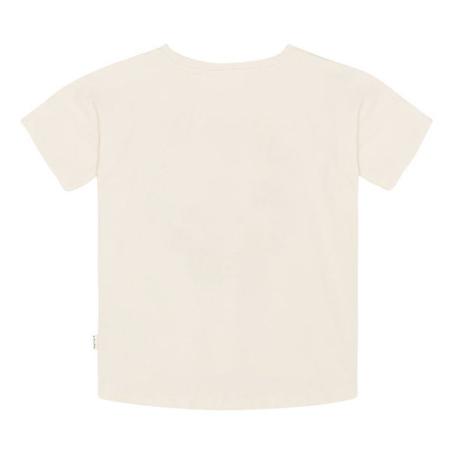 T-Shirt Raeesa Stick With Love Coton Bio | Ecru