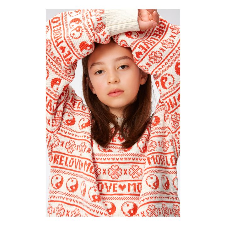 Pullover Gerrie Yin Yang | Rot- Produktbild Nr. 5