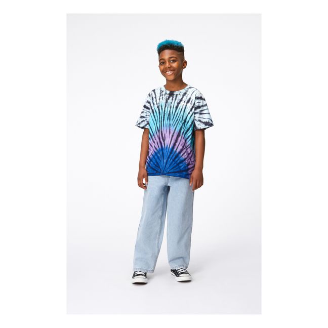 T-Shirt Riley Dye Coton Bio | Bleu