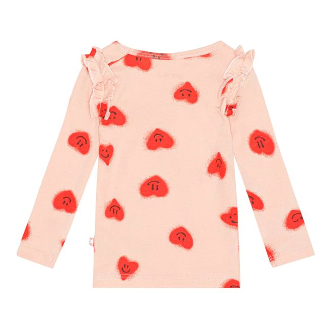 T-Shirt Emma Coton Bio | Rose pêche
